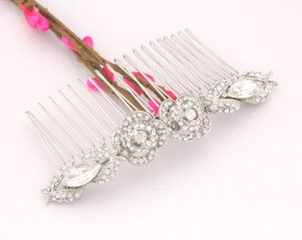 Crystal Wedding comb Rhinestone Wedding hair clip Bridal hair jewelry Wedding headband Bridal hair accessories Bridal hair comb Side comb