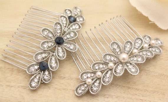 Wedding Hair Comb Vintage Style Wedding Hair Accessories Etsy