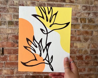 Bird of Paradise Art Print, Line Art Print, Plant Line Art Print, Plant Art, Minimalist Art, Single Line Art, Wall Home Decor, Acrylic Print