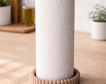 Paper Towel Holder Modern Kitchen Roll Holder Minimalist Countertop Organizer Standing Paper Towel Stand Home Decor