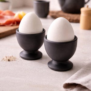 Egg Cup Set Modern Egg Holder Minimalist Breakfast Egg Stand Soft Boiled Egg Cups Kitchen Decor Dining Table Accessory