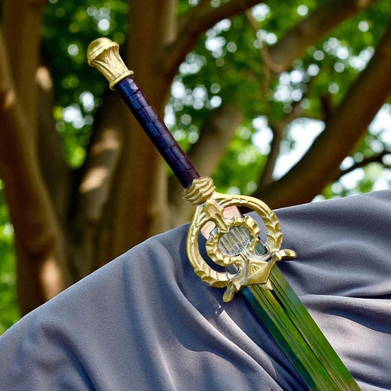 Dawnbreaker Sword Replica: Handmade Skyrim Prop with Leather Sheath