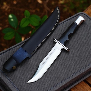 Scream Ghostface Replica Knife | Bloody Buck 120 Knife Replica | Horror Movie Prop | Real Blade Collectible | Cosplay & Halloween Gift
