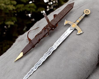 Knight Templar Sword - Medieval Crusader Replica| Stainless Steel collectible