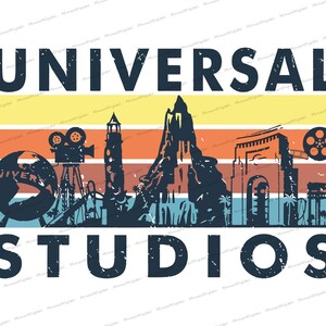 Download digitale Disney Universal 2025 SVG, Universal Studios Orlando SVG, Trasferimento Universal vintage, Viaggio Universal 2025, Universal SVG