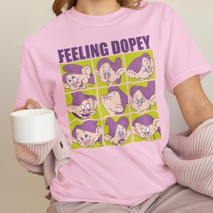 Disney Snow White PNG, Seven Dwarfs Dopey PNG, The Seven Dwarfs Feeling Dopey Dtf, Disney Dopey Emotions, Disneyland Family Vacation image 3