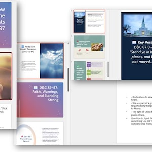 Doctrine & Covenants 85–87 Lesson Plan – 6-Page Word Document + FREE 14-Page PowerPoint