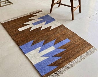 Modern Minimalist Carpet Scandinavian Mini Wool Rug (2x3) ft