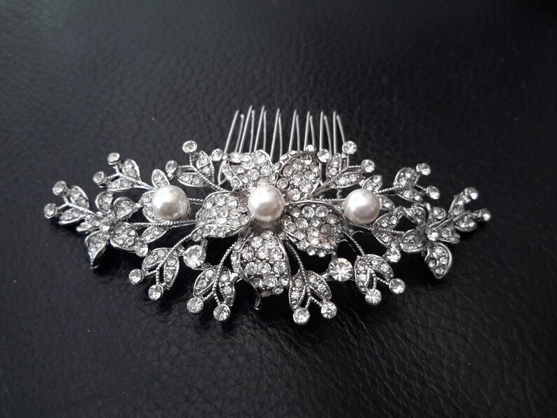 Headpieces Birdcage Veil, - Bridal Headpiece 2 Items Bridal Comb Hair Comb and a Birdcage Veil - Weddings comb,Blusher Bird Cage Veil