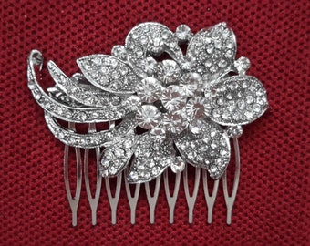 Bridal Rhinestone Hair Comb, Wedding Rhinestone Hair Comb - Bridal Headpiece,Rhinestone Bridal Comb, Weddings,