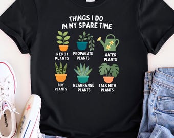 面白い植物好きTシャツ｜植物ママ趣味Tシャツ