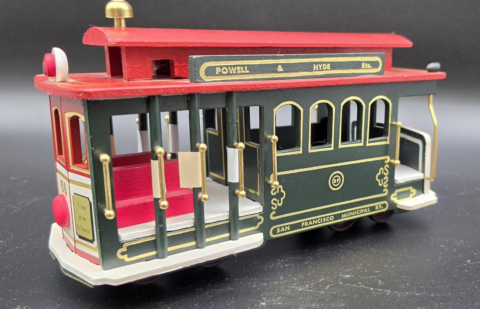 Cable Car Music Box - Etsy