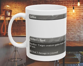 MTG Keramisk Kaffemugg - Perfekt för Gamers, Rolig Gåva, Unik Temugg, Magic the Gathering