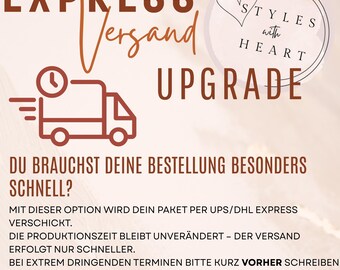 Express shipping upgrade for Etsy shop StyleswithHeart