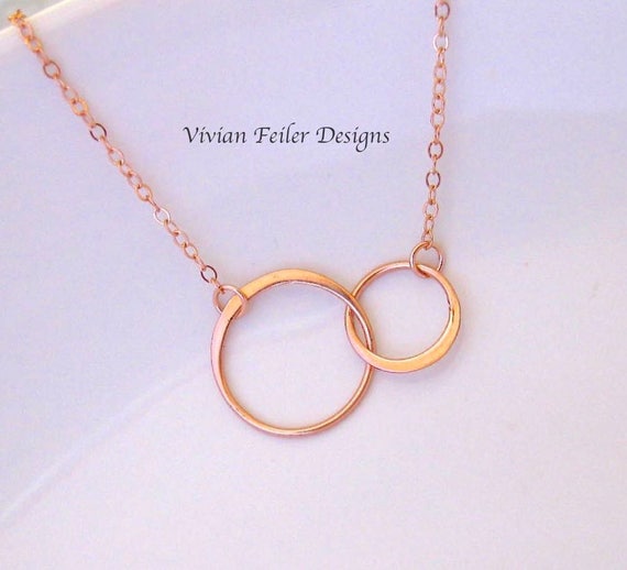 mother and son infinity necklace