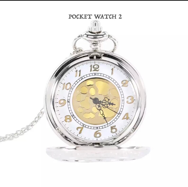 Pocket Watch Necklace SILVER VICTORIAN Style Lace Filigree Etsy