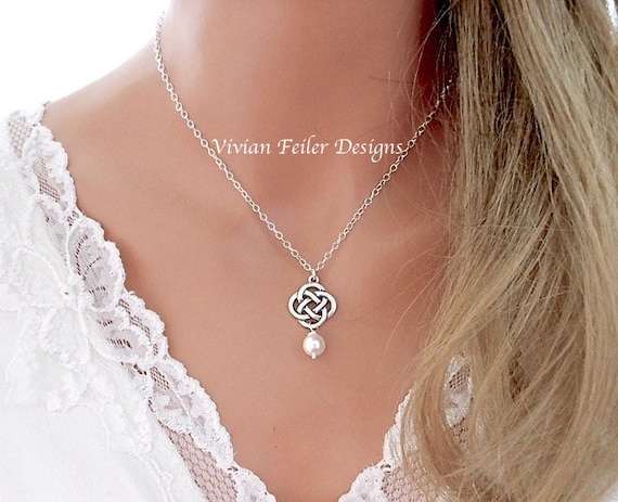Love & Affection - Vintage Sterling Silver Celtic Love Knot & Ivy Engr –  Rarities Antique Jewelry