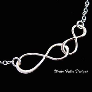 mother and son infinity necklace