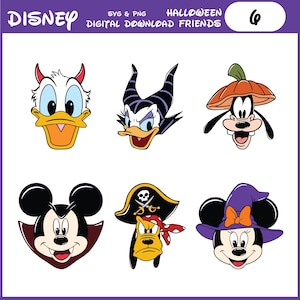 Halloween Mickey and Friends SVG Bundle: Vampire Mickey, Spooky Vibes