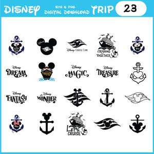 Cruise SVG Bundle ,Mickey Cruise PNG Bundle,Cruise ship svg,Mouse Cruise Ship Names Logo Bundle -Treasure Fantasy Dream Wish Wonder Magic