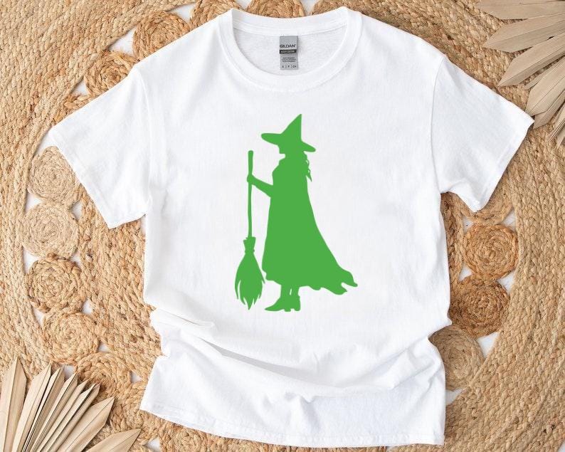 Wicked Svg Bundle Png Eps Pdf, Glinda and Elphaba Silhouette Clipart ...