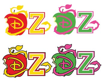 Nachkommen Zombies svg, Descendants svg, Cut-Dateien für Cricut, sofort-Download