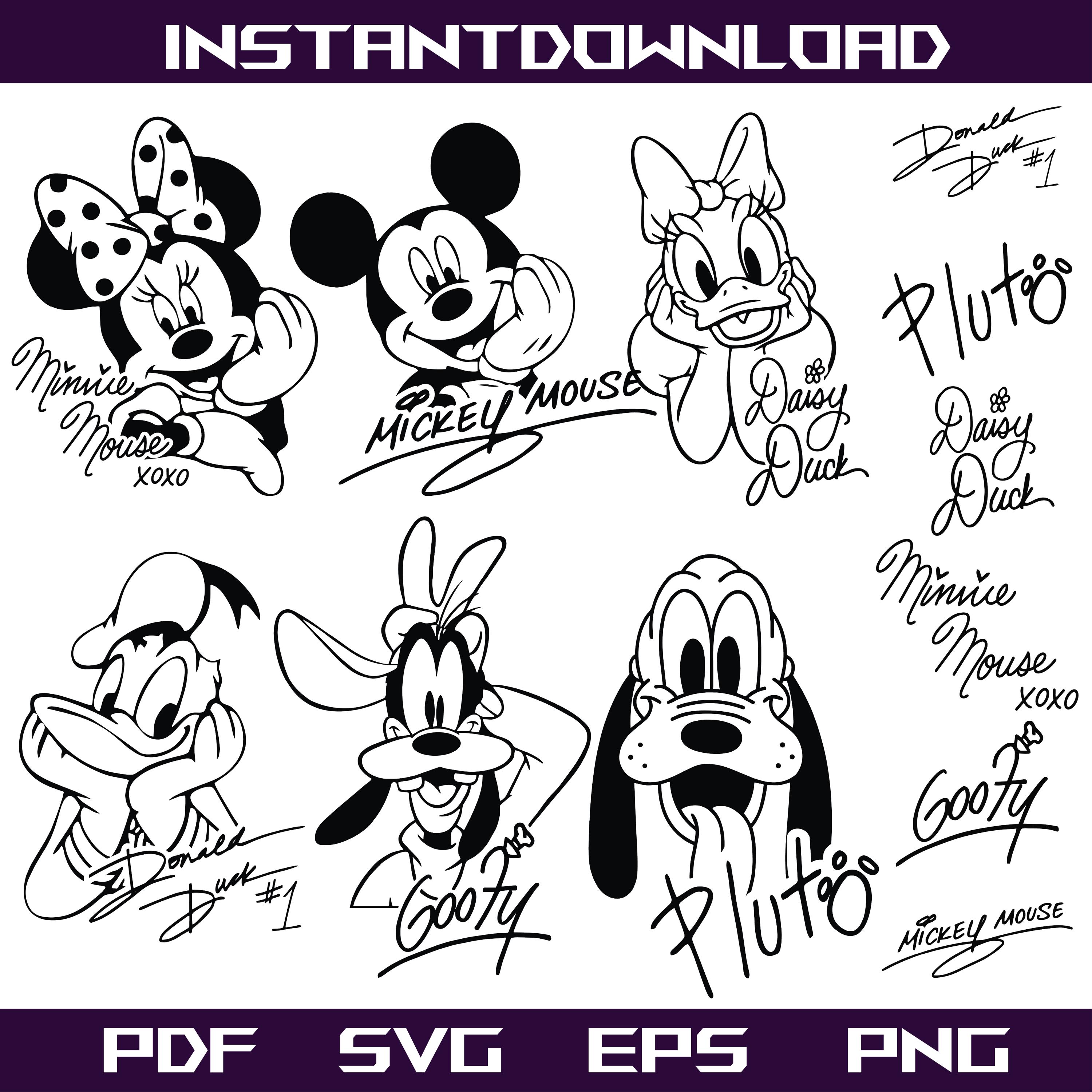 Donald duck autograph - Etsy 日本