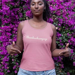 Thanks Champagne Garment-Dyed Tank Top