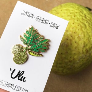 Breadfruit ('Ulu) Enamel Pin