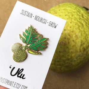 Breadfruit 'Ulu Enamel Pin image 1