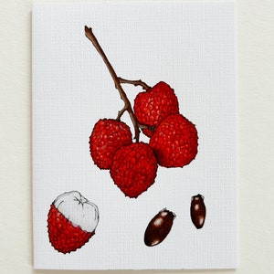 Lychee Greeting Card