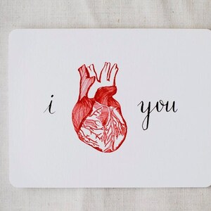 I Heart You- I Love You-kaart