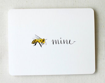 Bee Mine- Valentine's Day Card