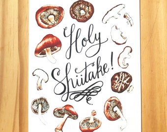 Holy Shiitake Card