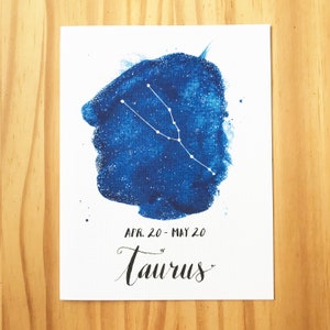Taurus Zodiac wenskaart