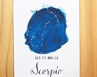 Scorpio Zodiac Greeting Card