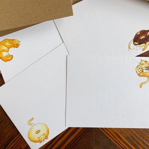 Neko Pan (Cat Bread) Flat Note Cards (Series 2)- Set of 8