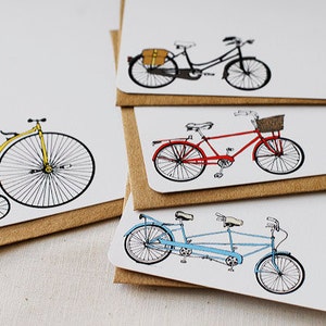 Bicycle Flat Note Cards- Set of 8