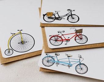 Bicycle Flat Note Cards- Set of 8
