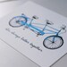 Tandem Bike 5x7 Print It's Always Better Together - Etsy