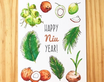 Happy Niu Year Card