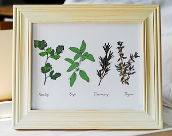 Herbs- 8x10 Print