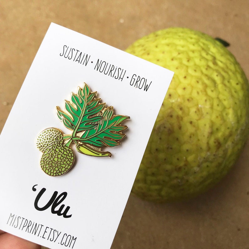 Breadfruit 'Ulu Enamel Pin image 1