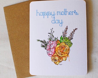 Flowers for Mom- Mother's Day Card