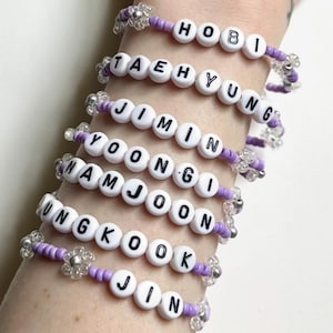 BTS Beaded Bracelets (I &quot;Purple&quot; You Collection)