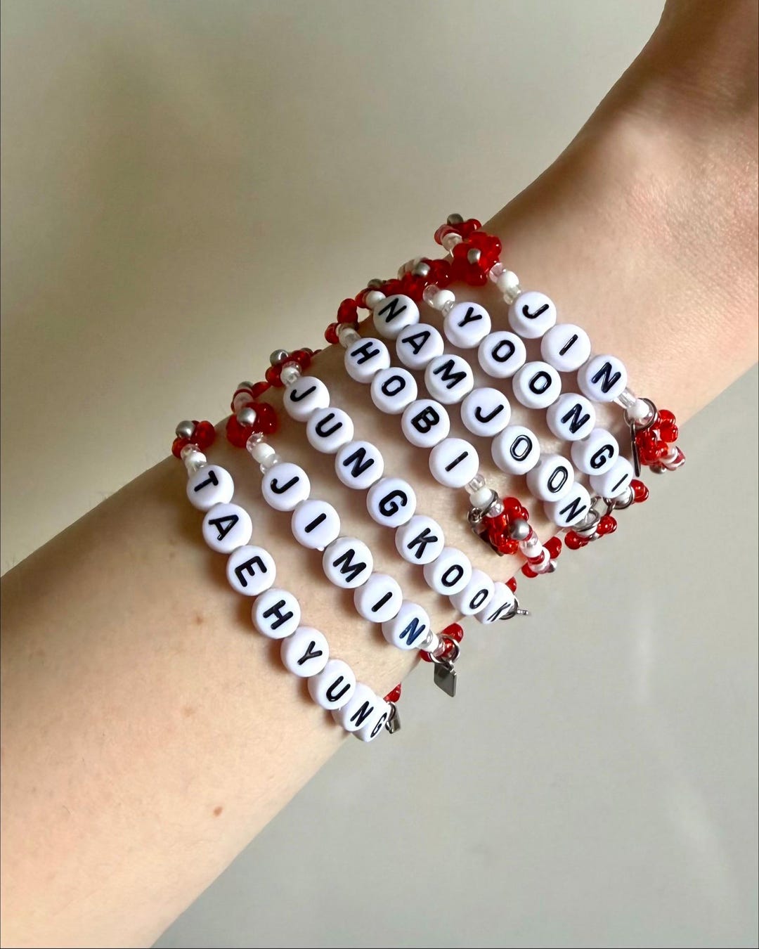 BTS Inspired Beaded Bracelets : 