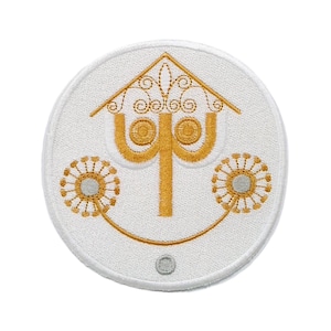 Clock Face Digital Embroidery Design File