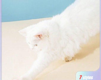 Cat Pom Pom Launcher Toy - Interactive Kitty Ball Gun Shooter Pet Toy - Indoor Cat Exercise Entertainment Toy