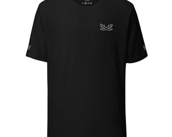 Pirate Swords Embroidered T-Shirt, Soft Lightweight Cotton, Casual Tee, Nautical Gift, Pre-shrunk