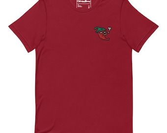 Embroidered Chili Pepper T-Shirt - Unisex CapitanBloke Design